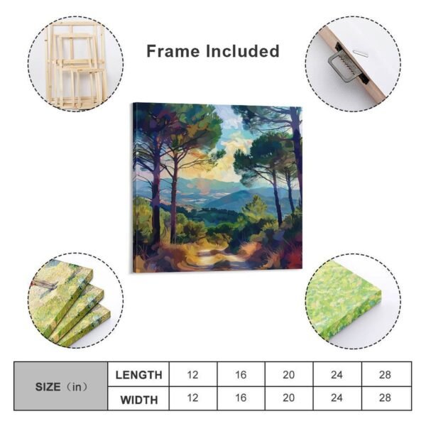 Digital painting of the South Of France landscape - Image 2