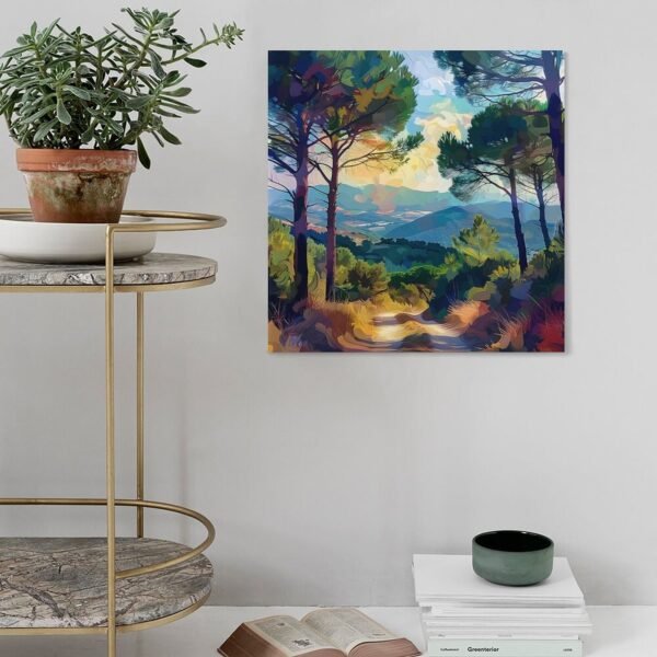 Digital painting of the South Of France landscape - Image 5