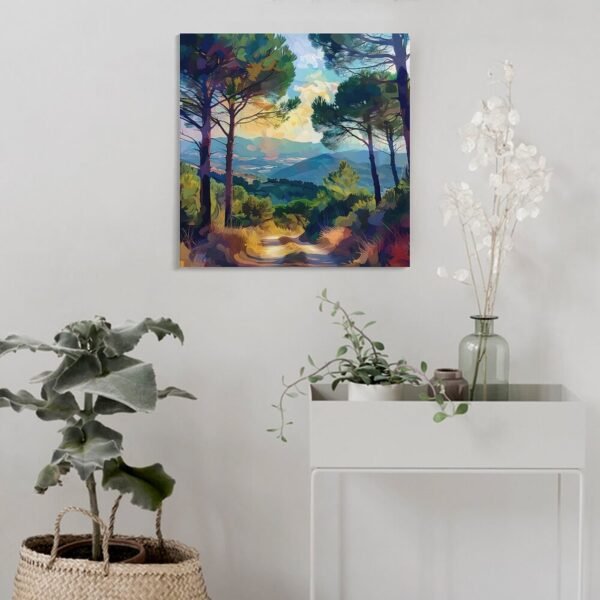 Digital painting of the South Of France landscape - Image 4