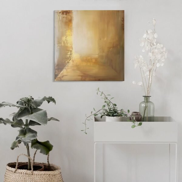 an abstract masterpiece in calming brown - Image 4