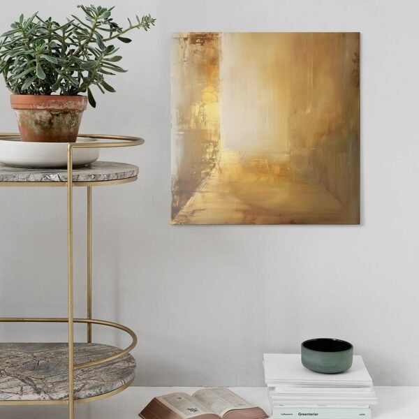 an abstract masterpiece in calming brown - Image 5